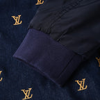 LOUIS VUITTON - Upcycled Denim Varsity Jacket