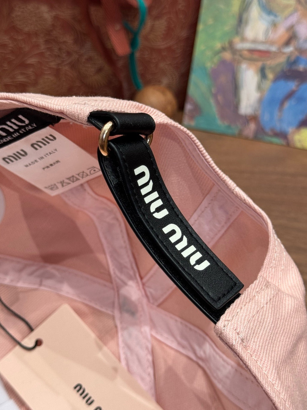 MIU MIU - Denim baseball cap