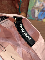 MIU MIU - Denim baseball cap