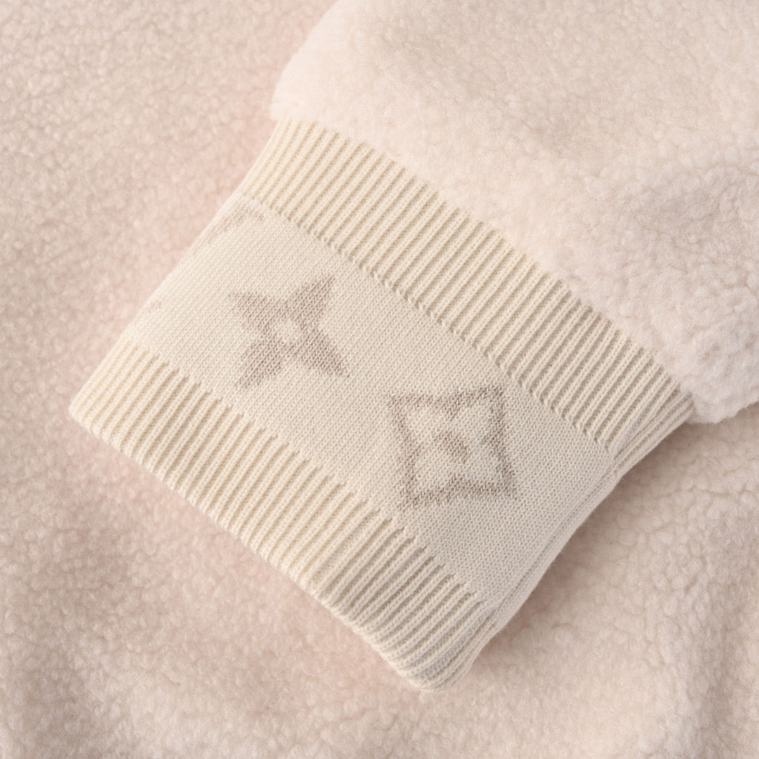 LOUIS VUITTON - Leather Patch Fleece