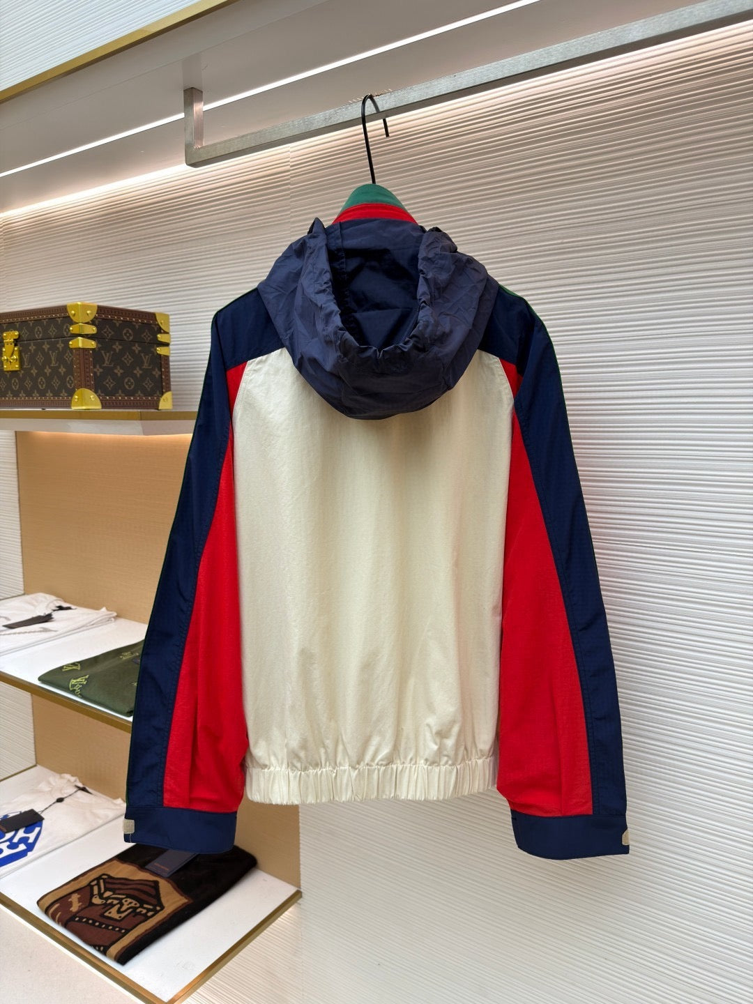 GUCCI  - Men's Red Gg Logo Grg Jacket