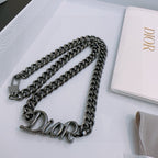 DIOR - Oblique Pendant Necklace