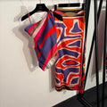 PUCCI - Patterned Halterneck one piece Swimsuit