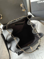 CHANEL - QUILTED CALFSKIN LARGE DUMA BACKPACK