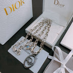 DIOR - Oblique Pendant Necklace