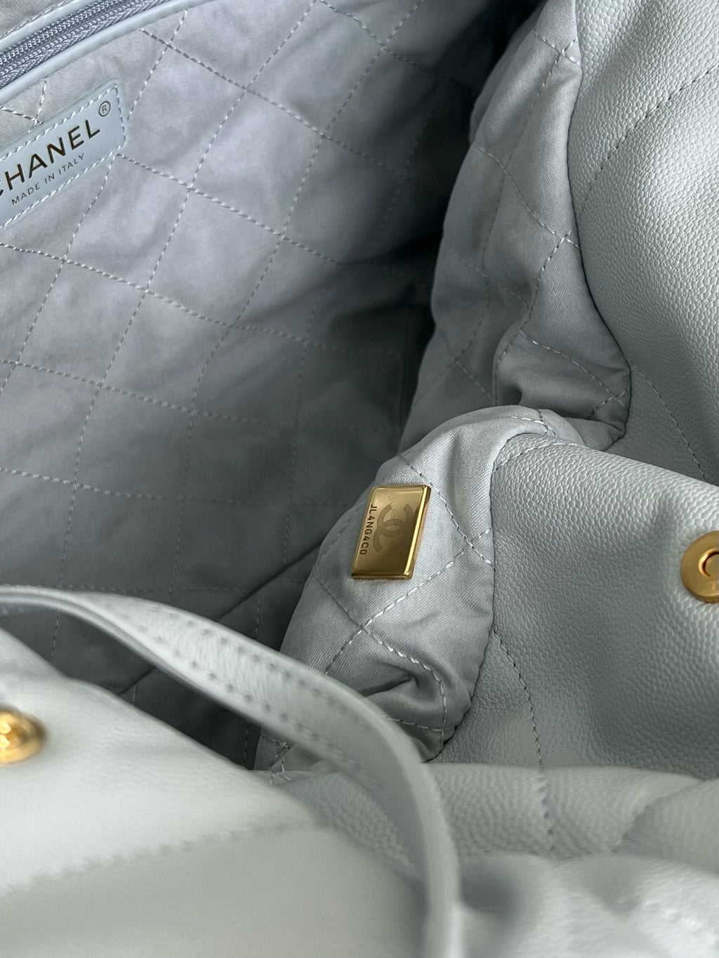 CHANEL - Shiny Calfskin & Gold-Tone Metal