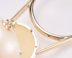 CHANEL - Cruise Pearled Cylinder Minaudière with Gold Handle