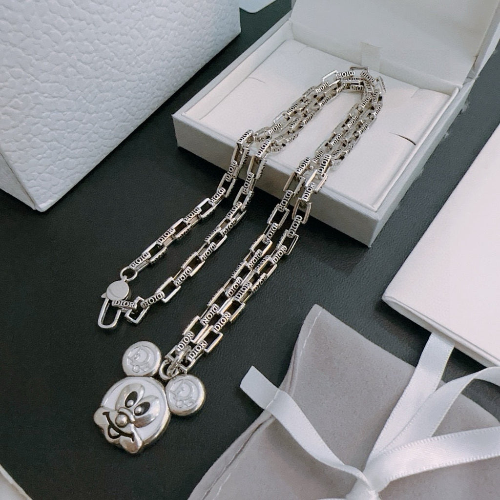 DIOR - Oblique Pendant Necklace