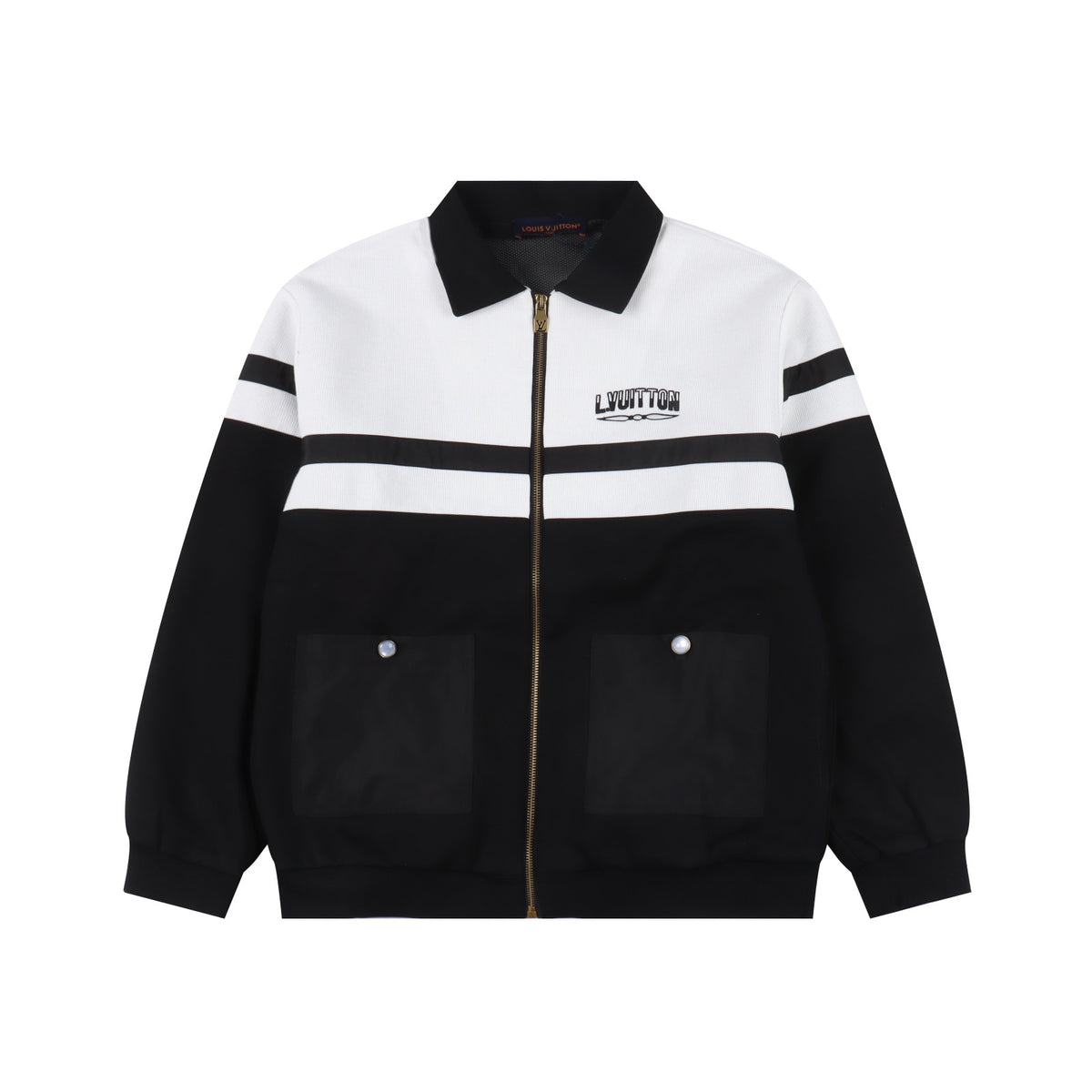 LOUIS VUITTON - Graphic Leather Mix Tracktop