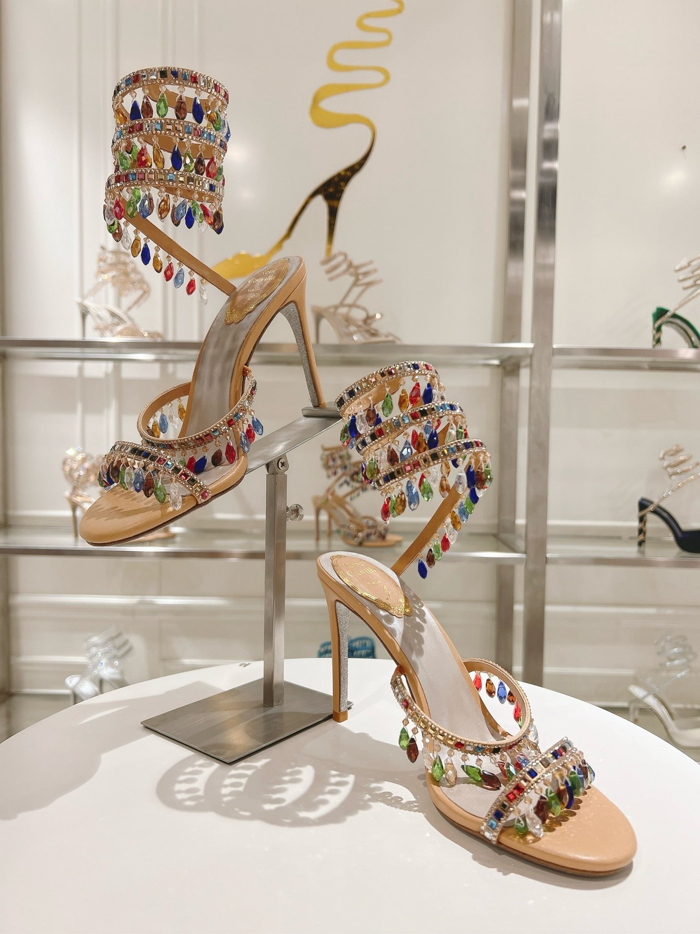 RENE CAOVILLA - CHANDELIER  SANDAL