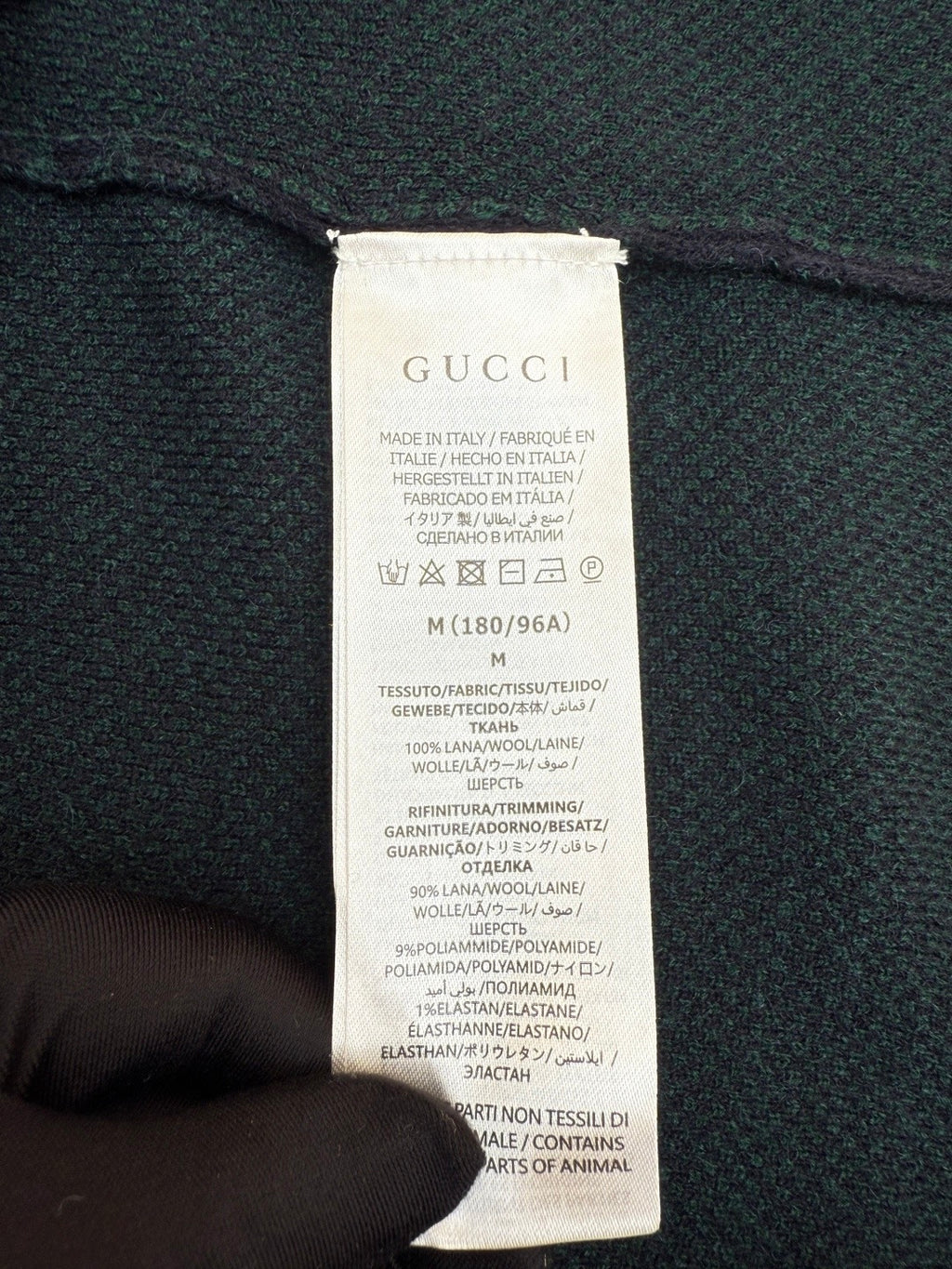 GUCCI  - GG degradé-jacquard cardigan