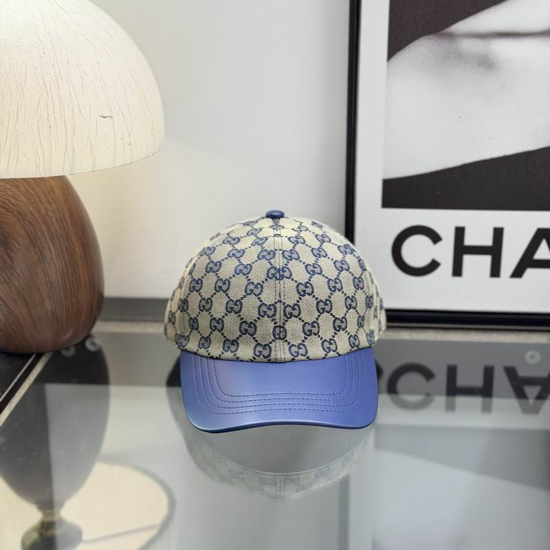 GUCCI - Leather Visor Baseball Cap