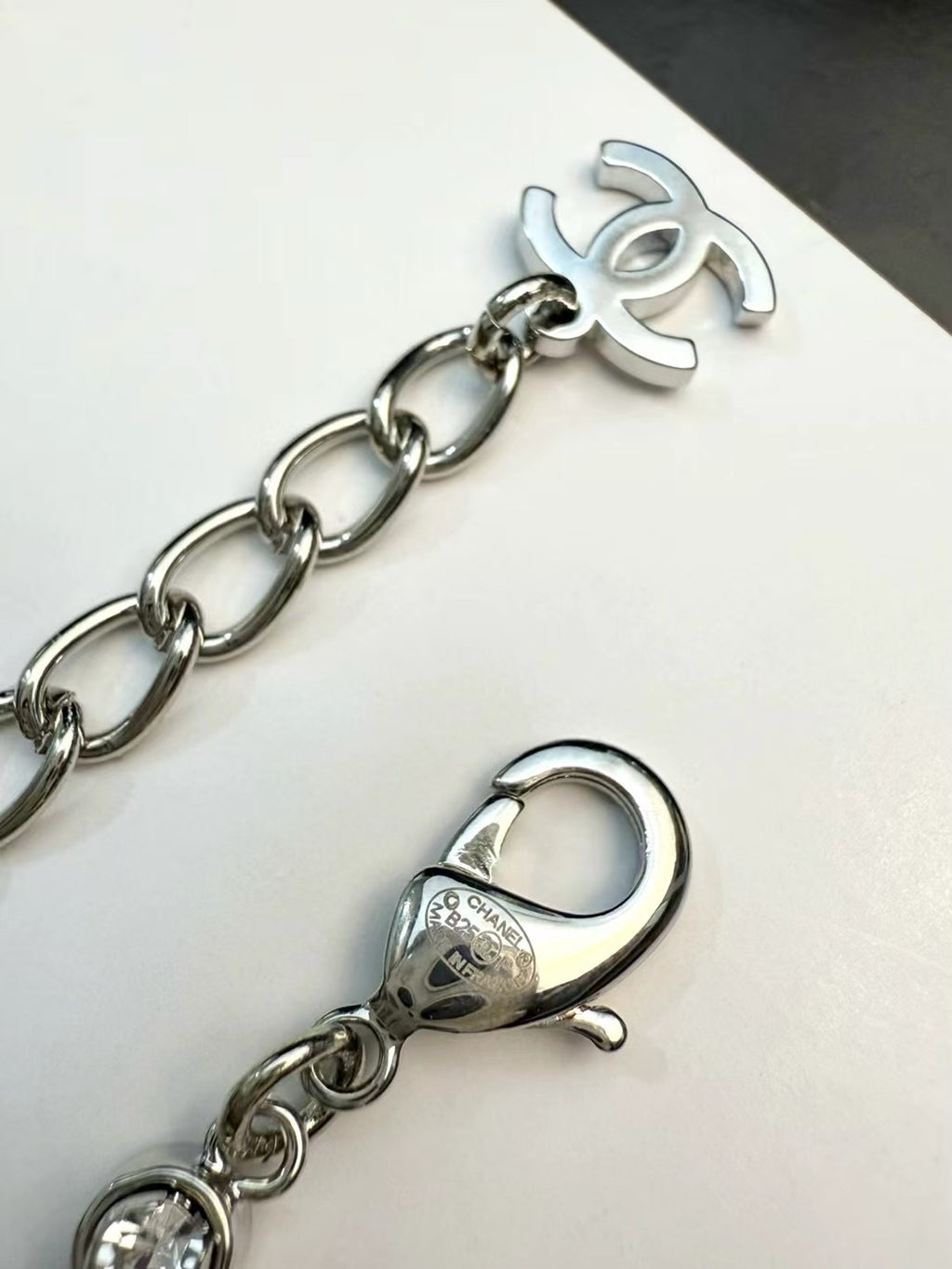CHANEL - Crystal CC Choker Necklace