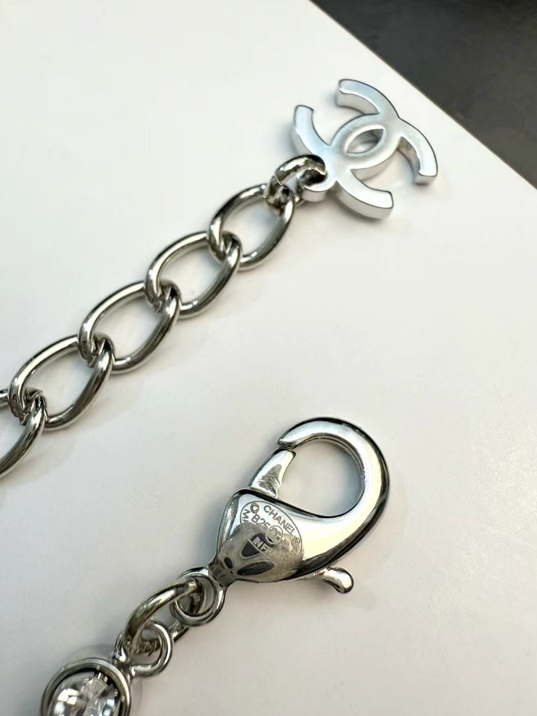 CHANEL - Crystal CC Choker Necklace