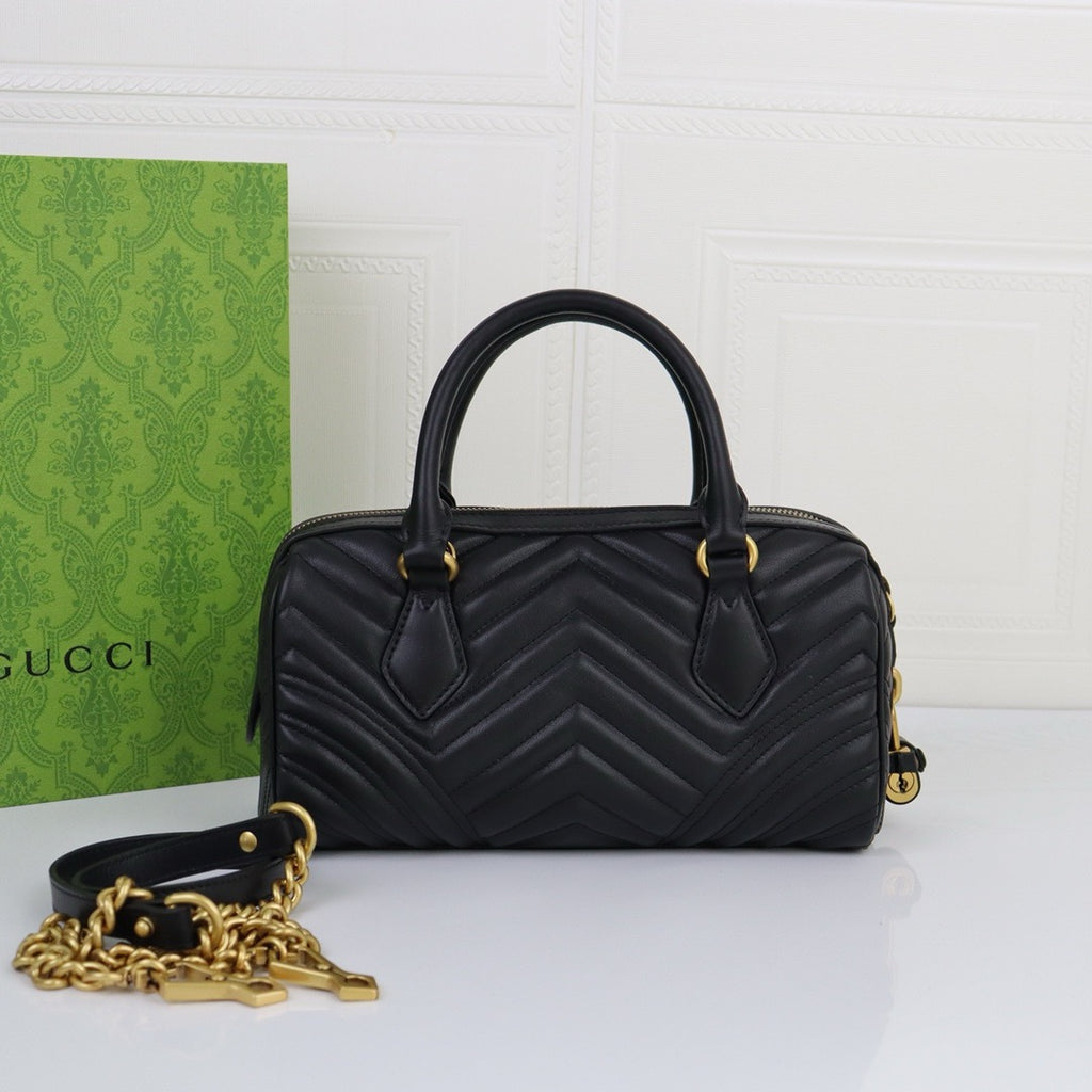 GUCCI - GG Marmont Small Top Handle Bag