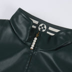 LOUIS VUITTON - Graphic Leather Mix Tracktop