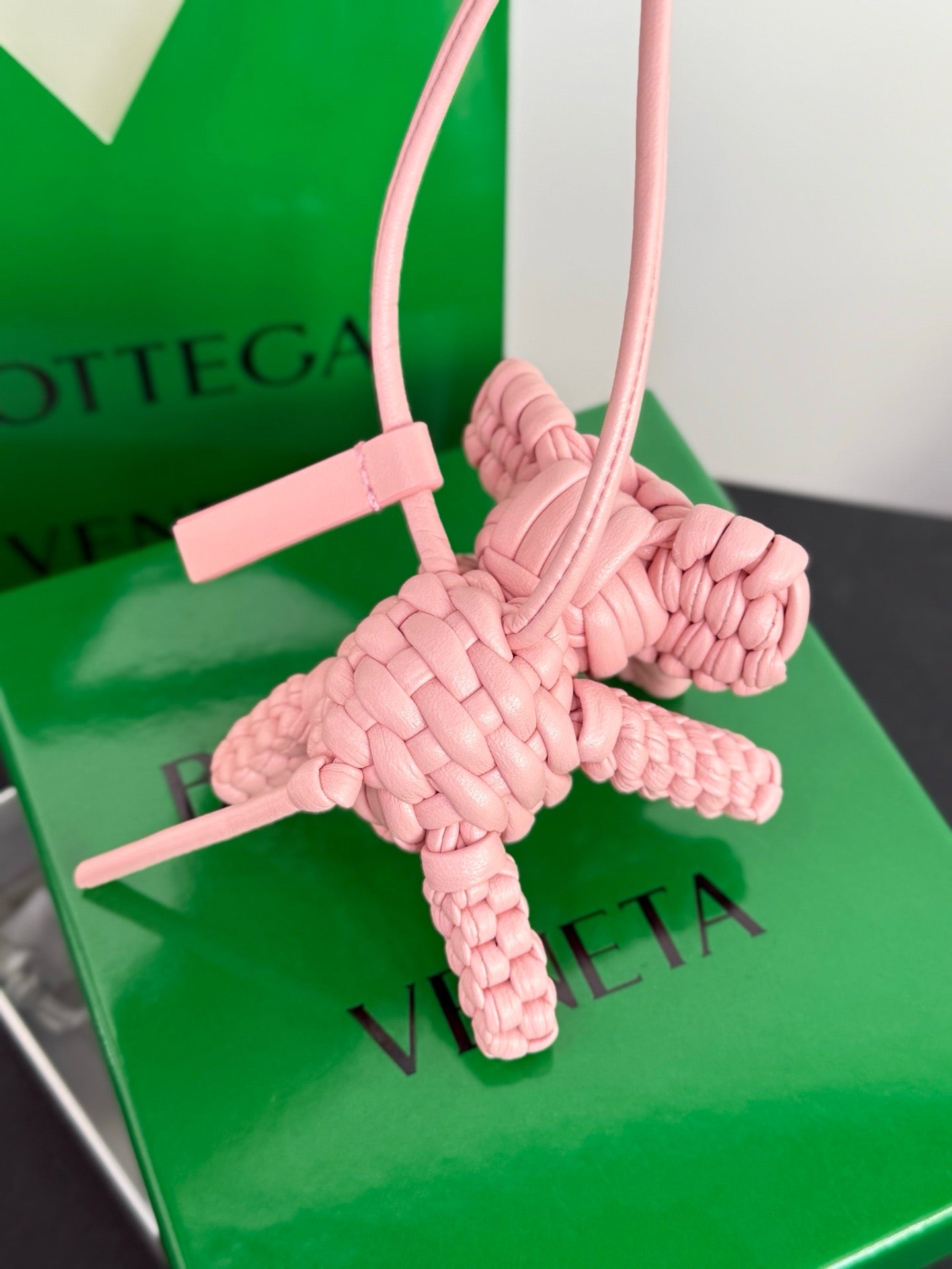 BOTTEGA VENETA - Intrecciato Leather Bag Charm