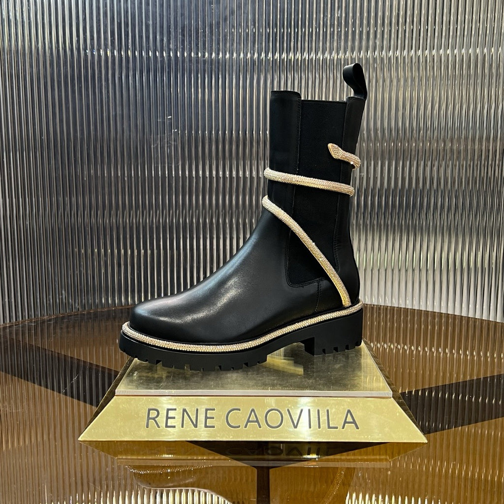 RENE CAOVILLA - jeweled jumper biker