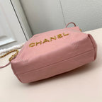 CHANEL - Shiny Calfskin & Gold-Tone Metal