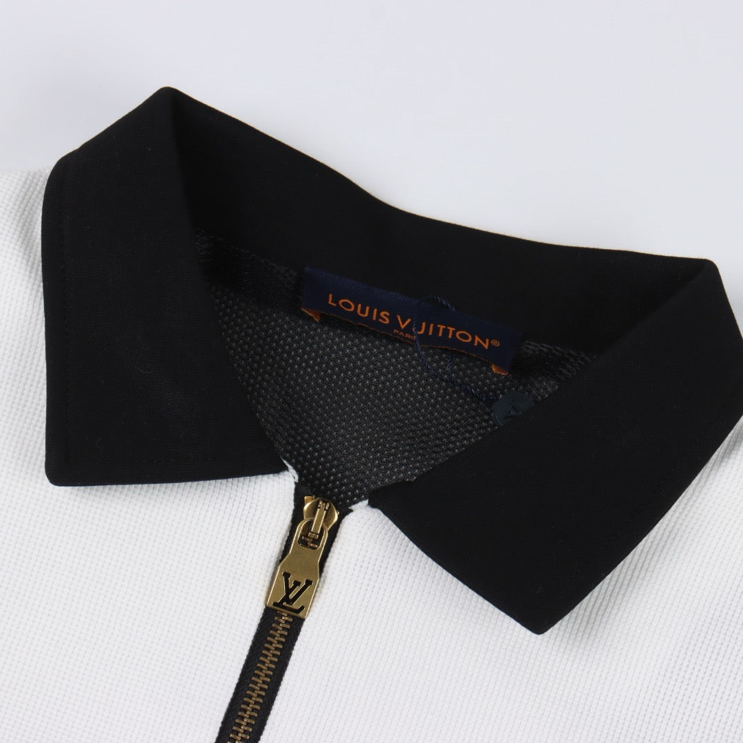 LOUIS VUITTON - Graphic Leather Mix Tracktop