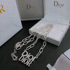 DIOR - Oblique Pendant Necklace