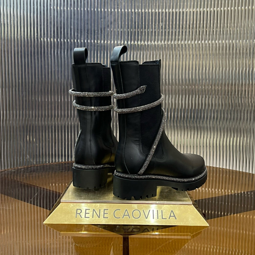 RENE CAOVILLA - jeweled jumper biker