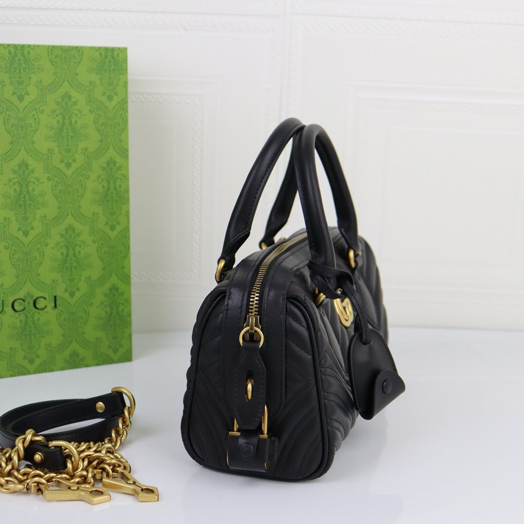GUCCI - GG Marmont Small Top Handle Bag