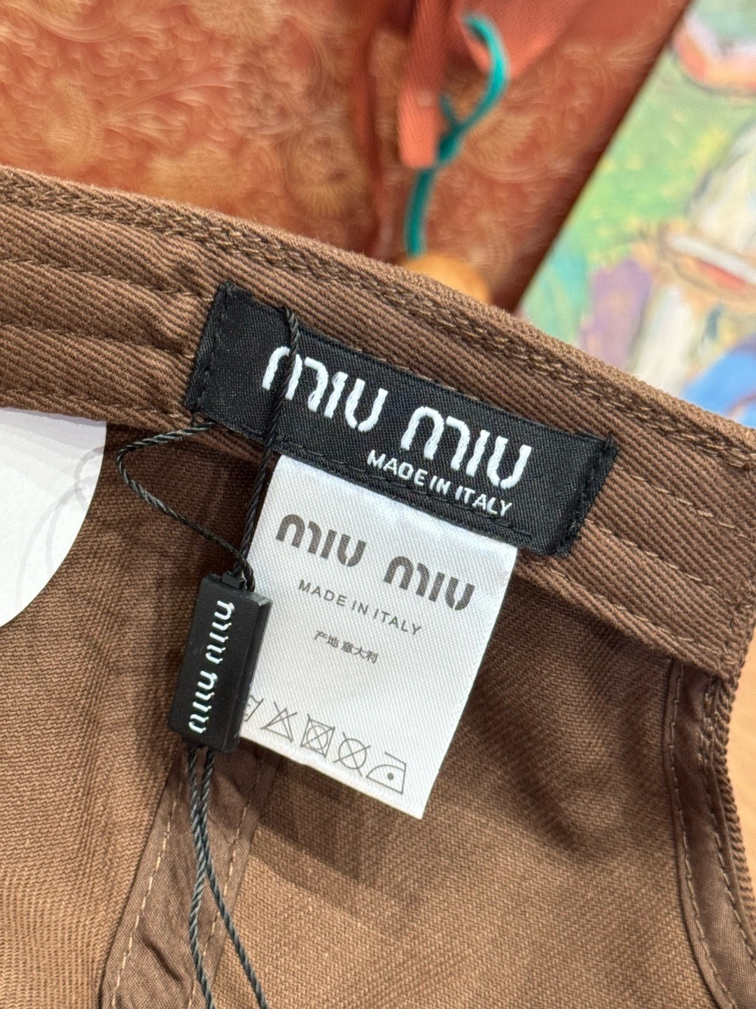 MIU MIU - Denim baseball cap