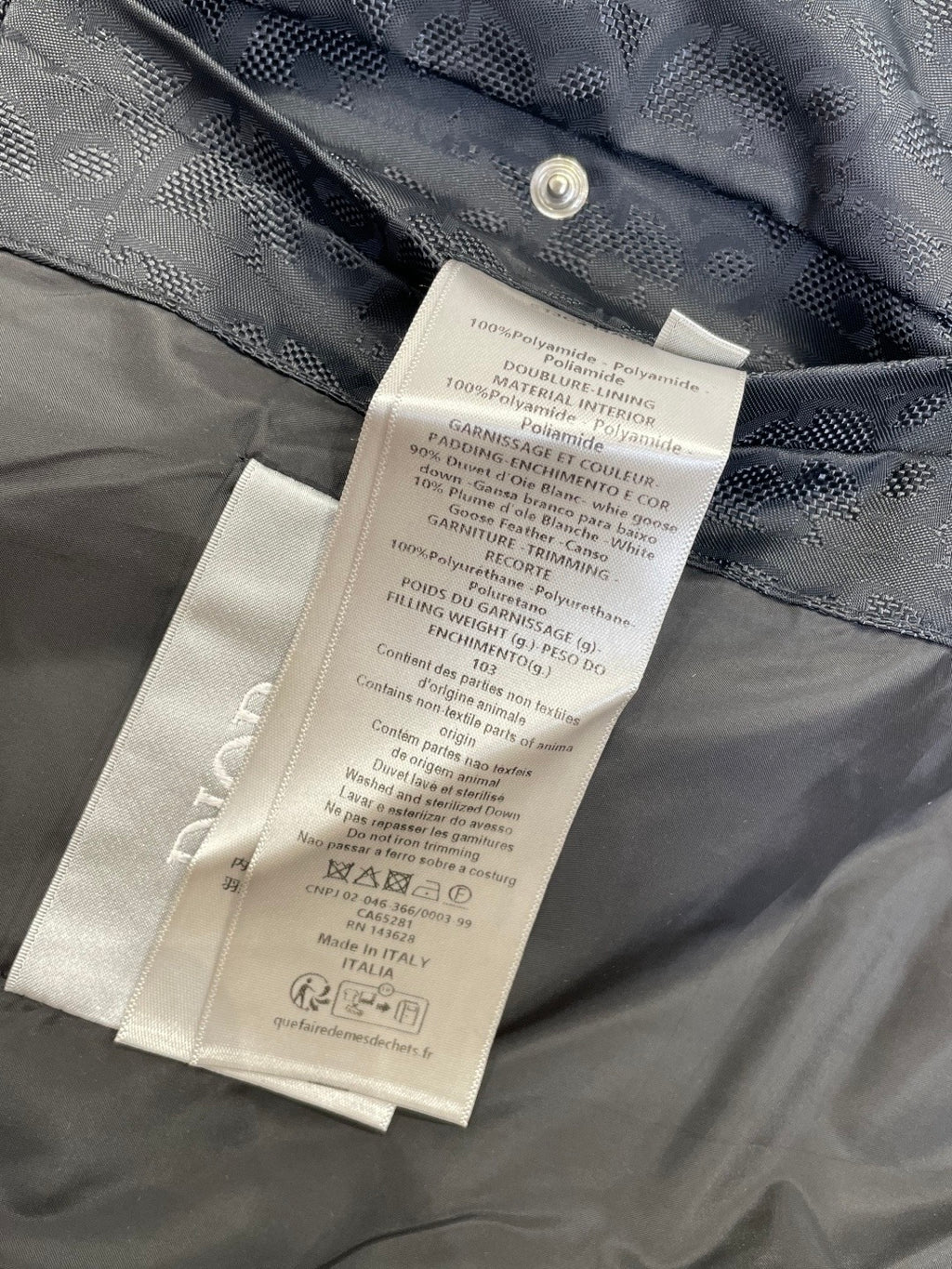 DIOR - Puffer jacket