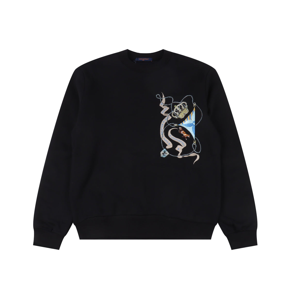 LOUIS VUITTON -  Louis Vuitton Embroidered Long-Sleeved Sweatshirt