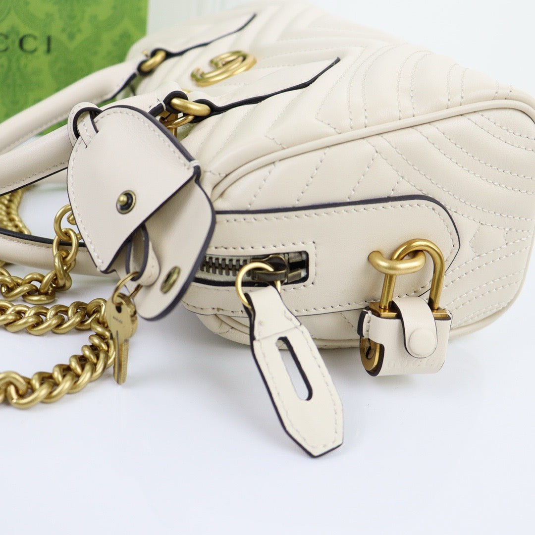 GUCCI - GG Marmont Small Top Handle Bag