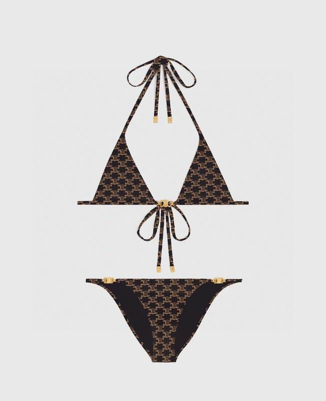 CELINE - SWIMSUIT IN MONOGRAM JERSEY