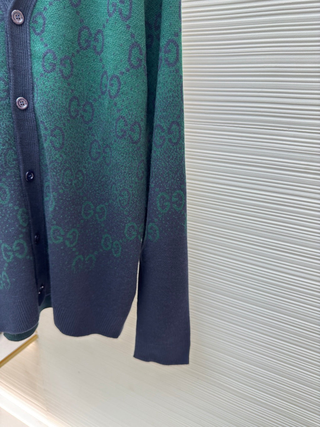 GUCCI  - GG degradé-jacquard cardigan