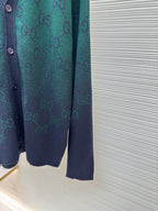 GUCCI  - GG degradé-jacquard cardigan