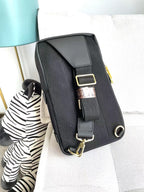 FENDI -  Monster Sling Bag Nylon and Leather Medium