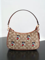 COACH - Disney Mini Dempsey Bag In Signature Jacquard Mickey Mouse