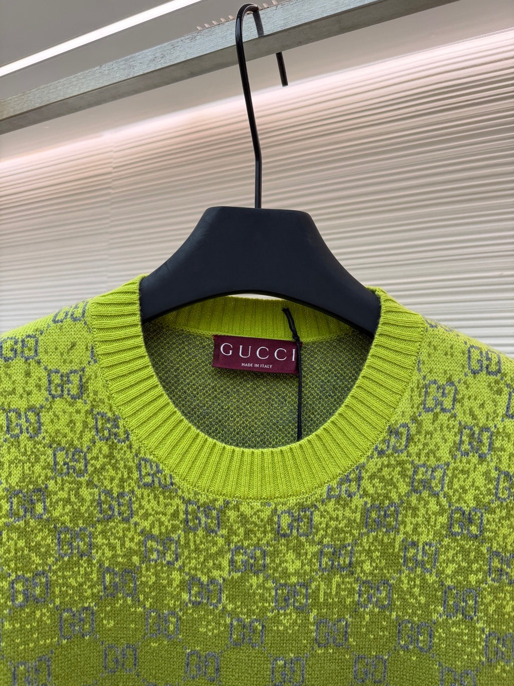 GUCCI  -  GG Wool Cashmere Jacquard Sweater