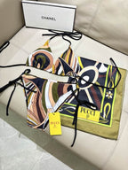 PUCCI - Patterned Halterneck bikini Swimsuit