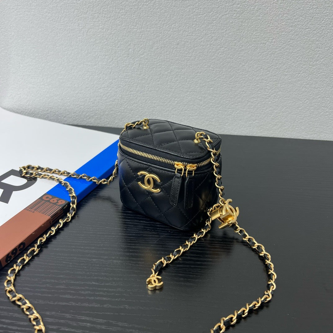 CHANEL - Mini Vanity Cosmetic Bag