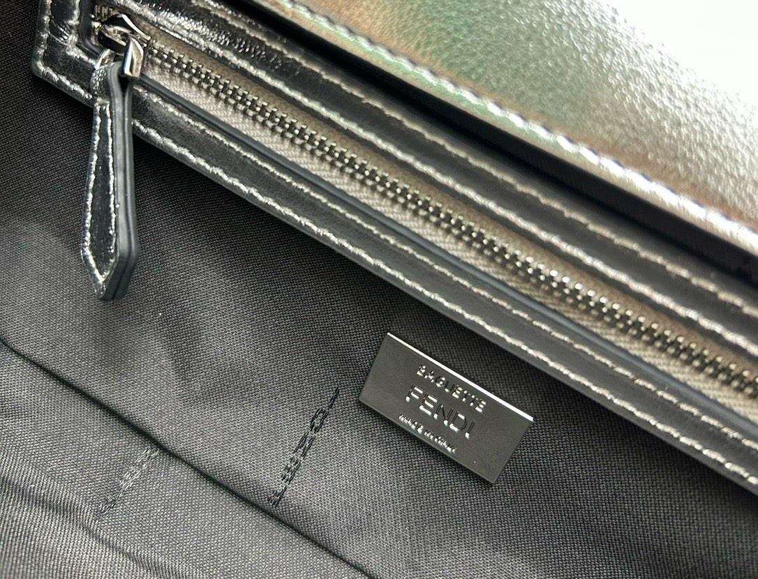 FENDI - Big Baguette Bag in Crystal FF Motif