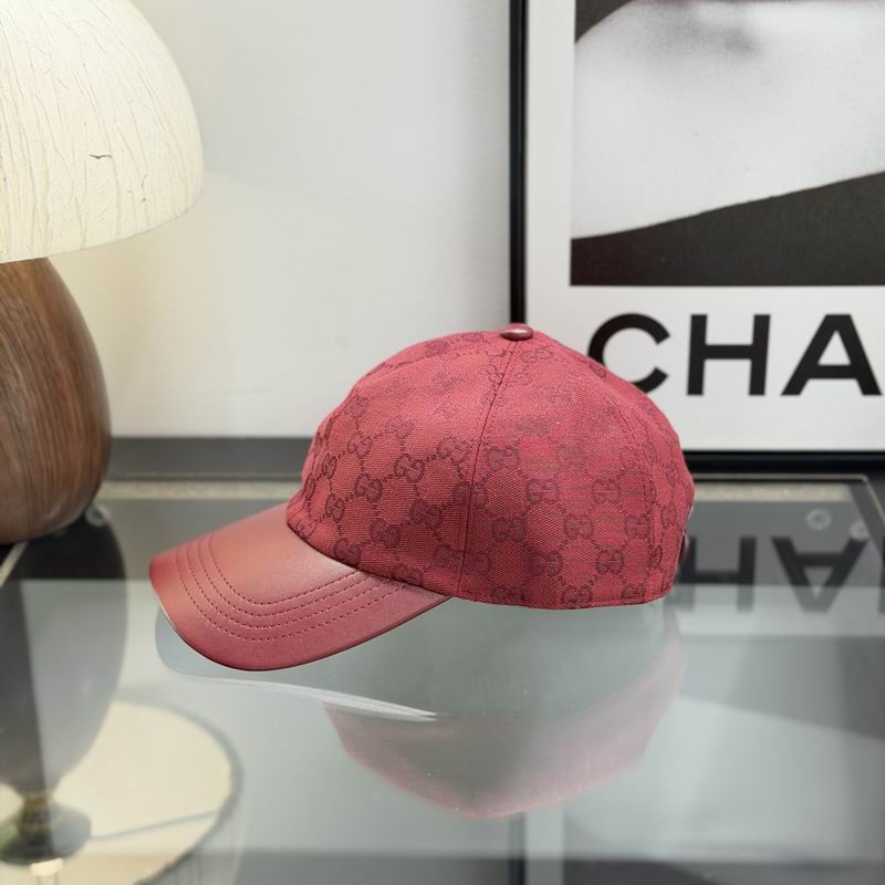 GUCCI - Leather Visor Baseball Cap