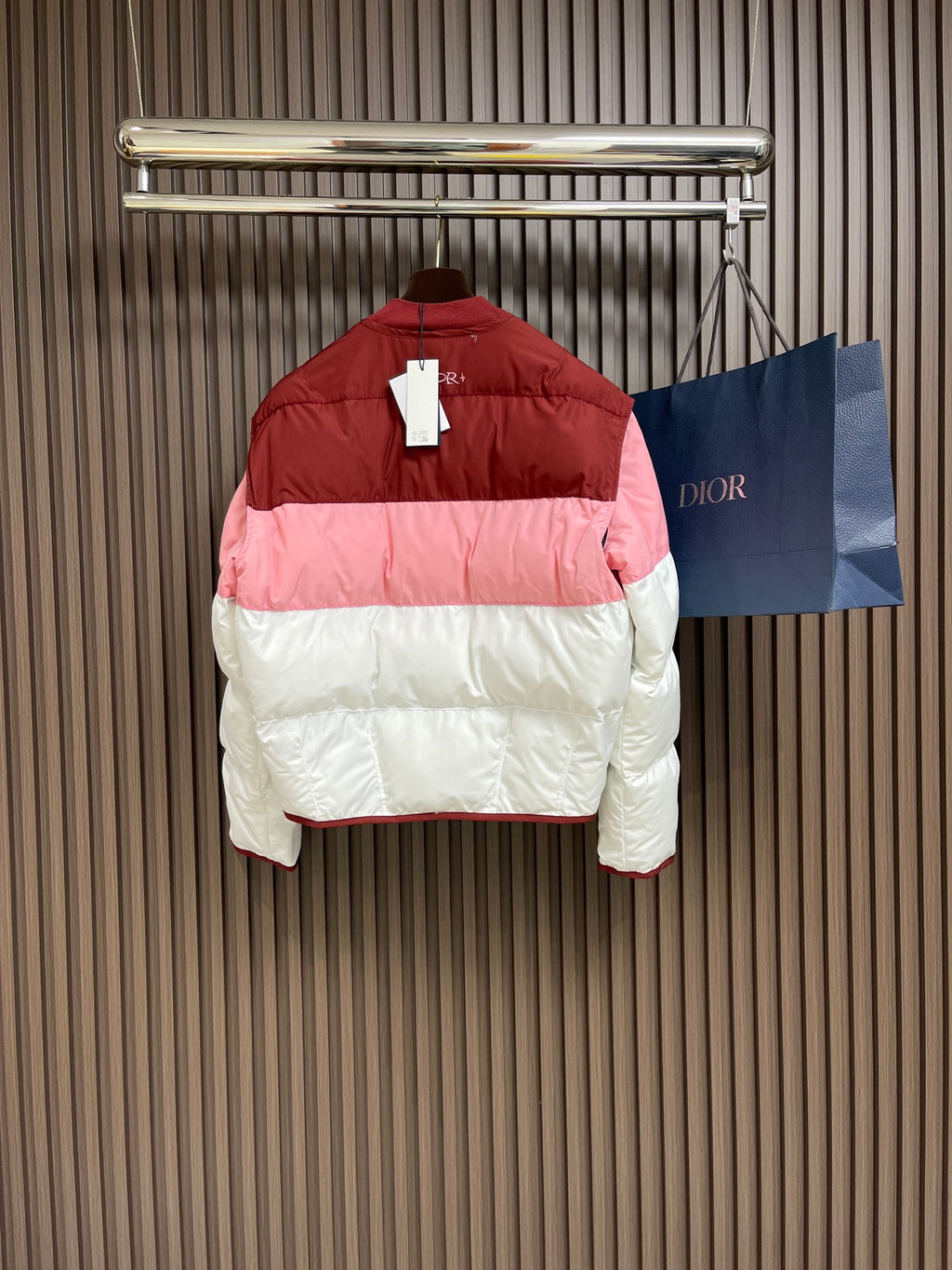 DIOR - Dior and Lewis Hamilton Puffer Jacket with Removable Sleeves