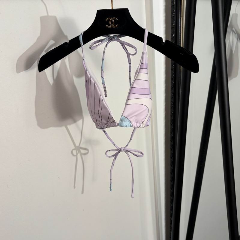 PUCCI - Patterned Halterneck bikini Swimsuit