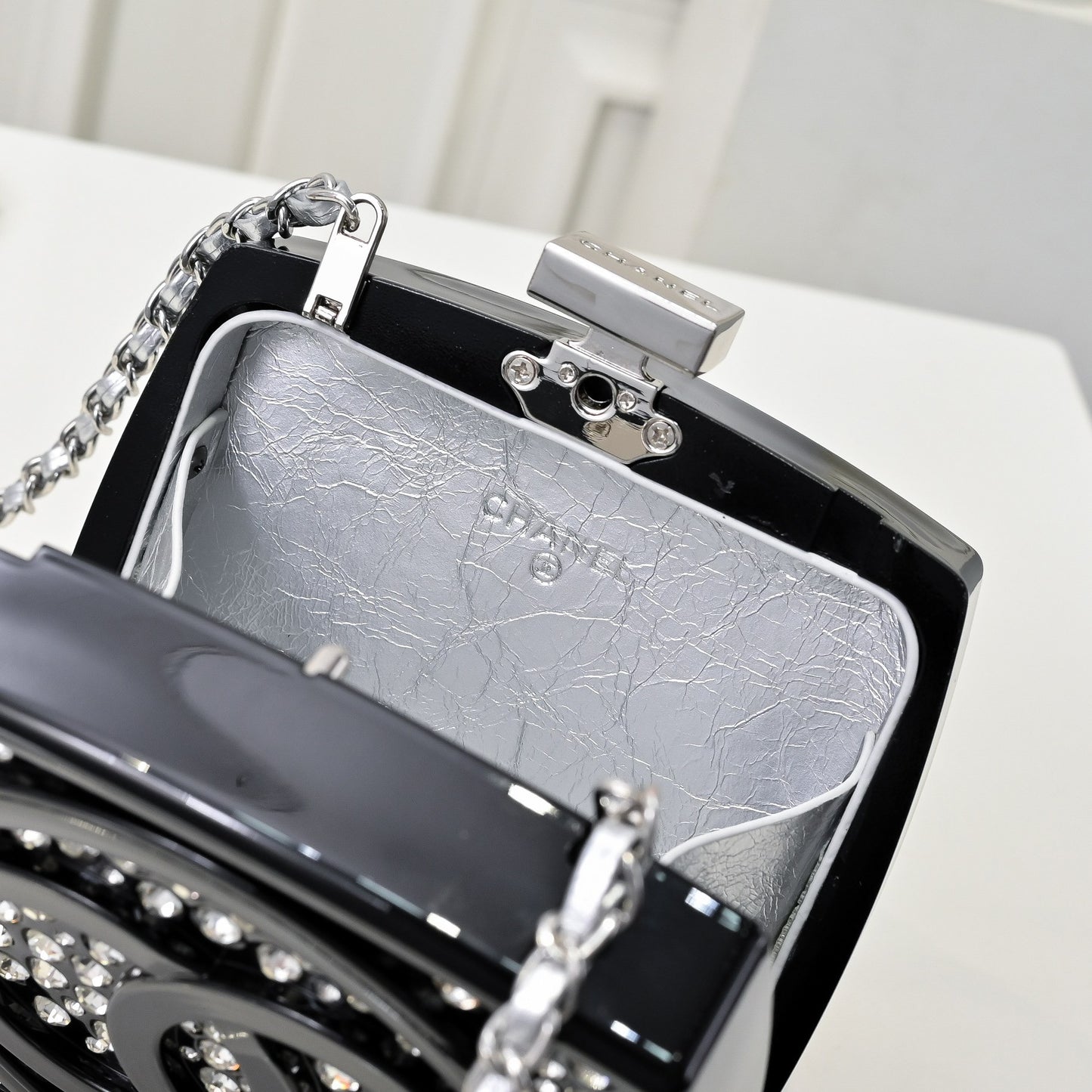 CHANEL - Micro Metallic Long Shoulder Bag