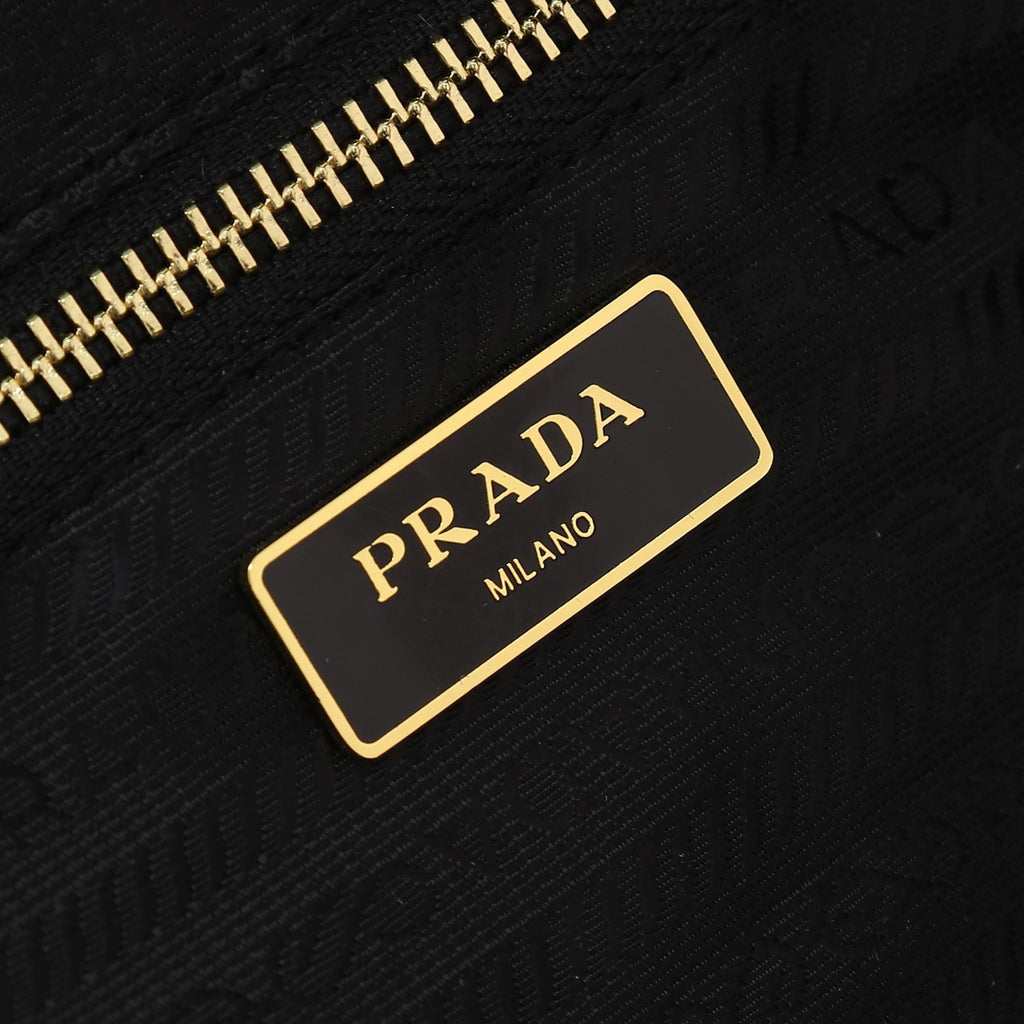 PRADA - Prada Symbole embroidered fabric bag