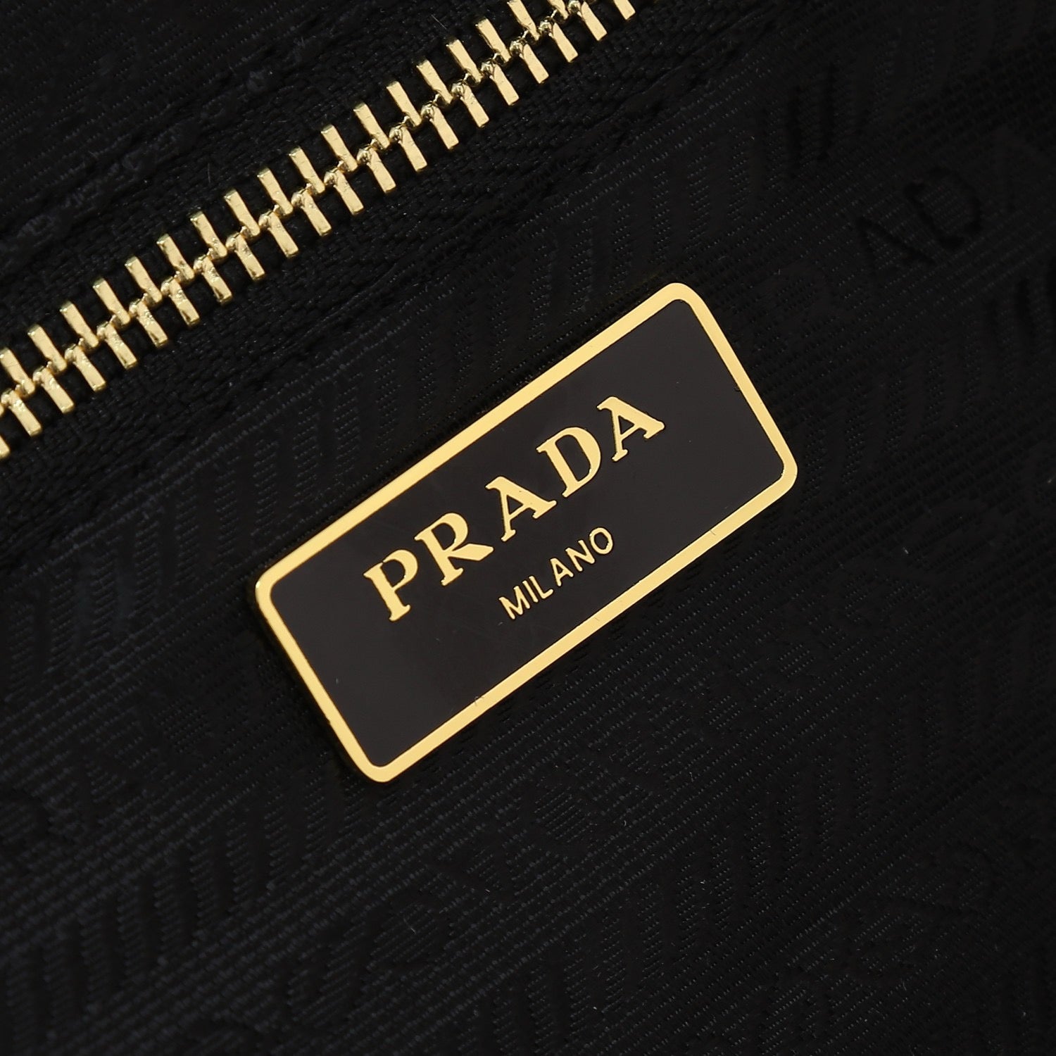 PRADA - Prada Symbole embroidered fabric bag