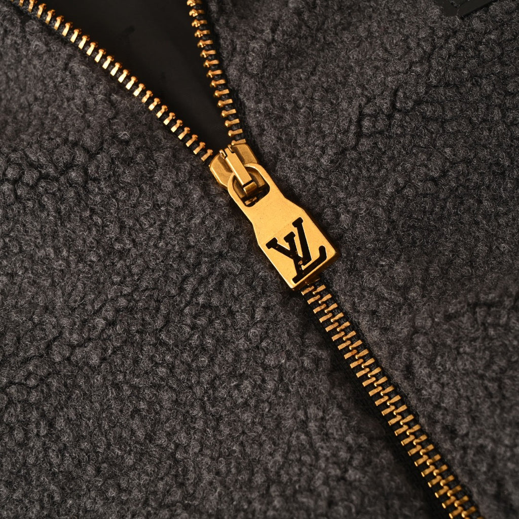 LOUIS VUITTON - Leather Patch Fleece