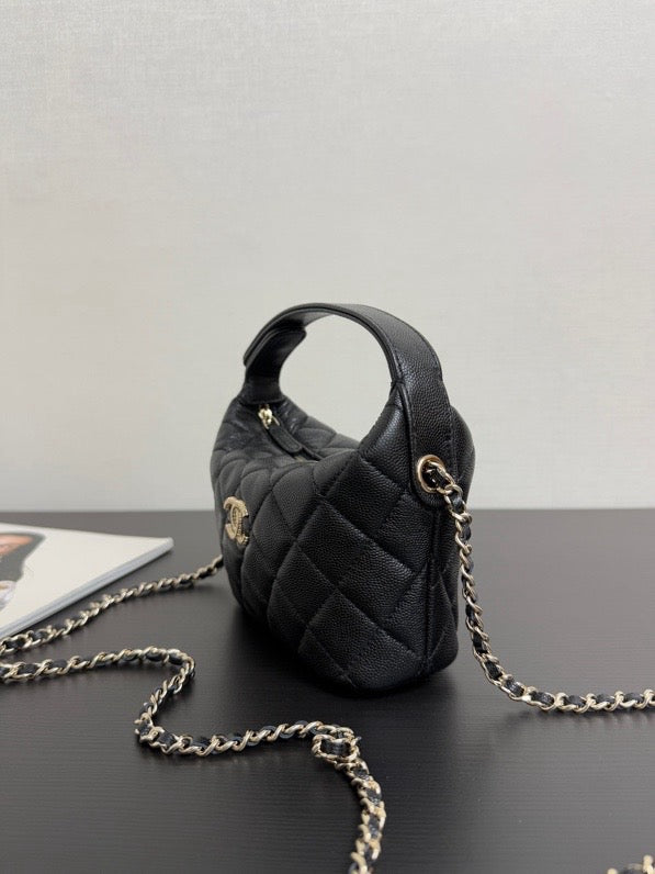 CHANEL - Caviar Quilted Hobo Bag