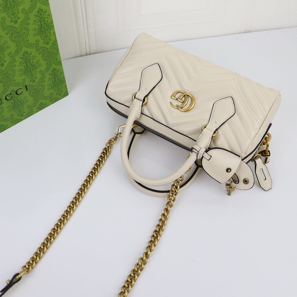 GUCCI - GG Marmont Small Top Handle Bag