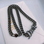 DIOR - Oblique Pendant Necklace